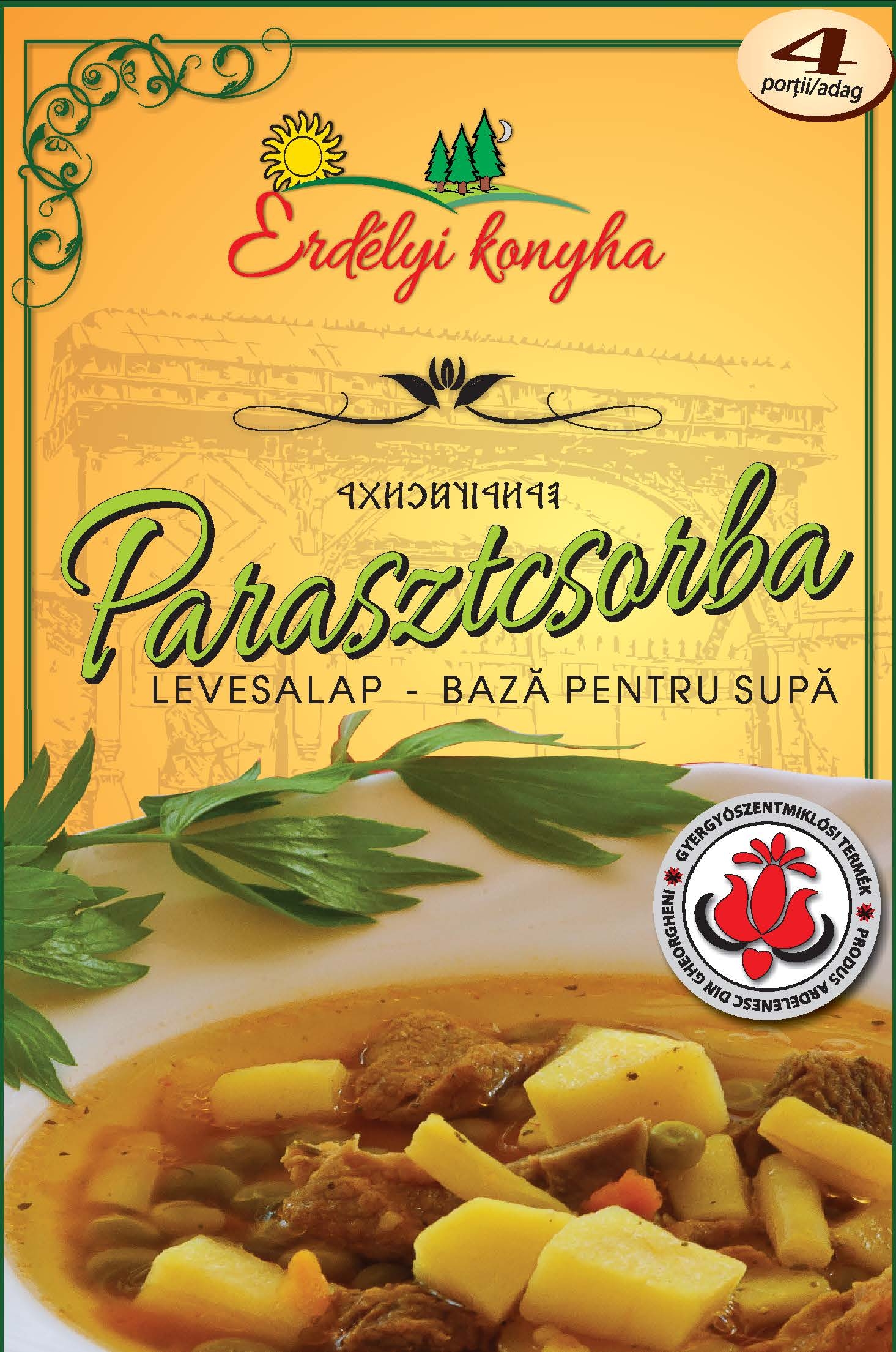 Parasztcsorba levesalap