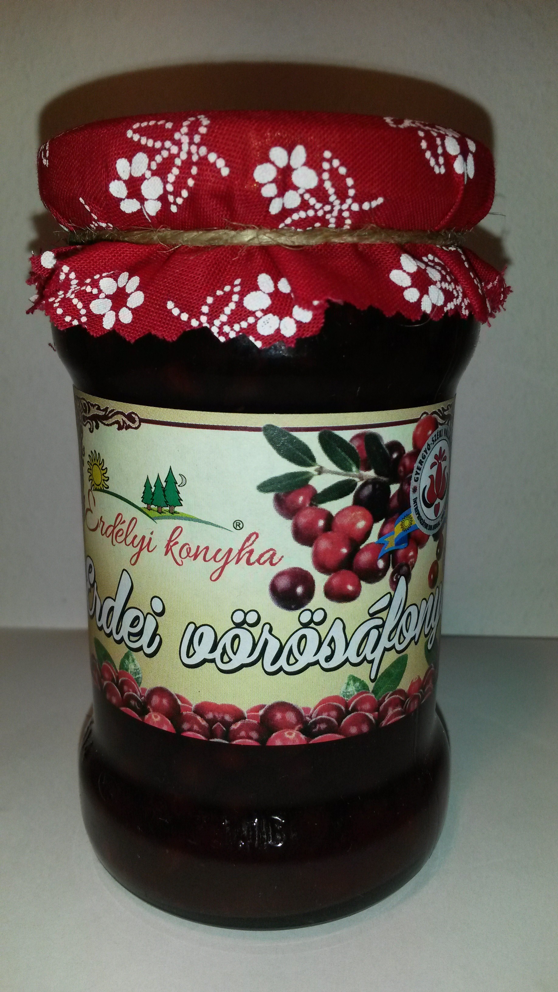 Székely vörös áfonya lekvár