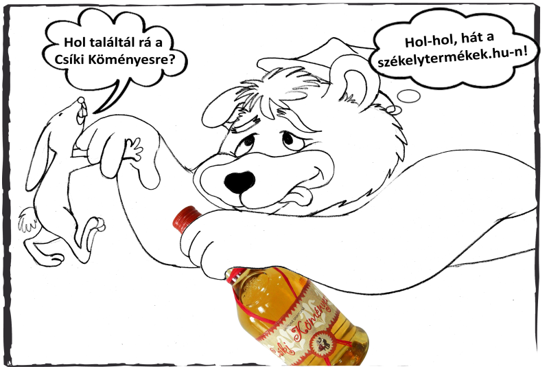 Csíki köményes pálinka, likőr, szeszesital, székely köményes ,