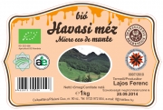 bio havasi méz 500 gr