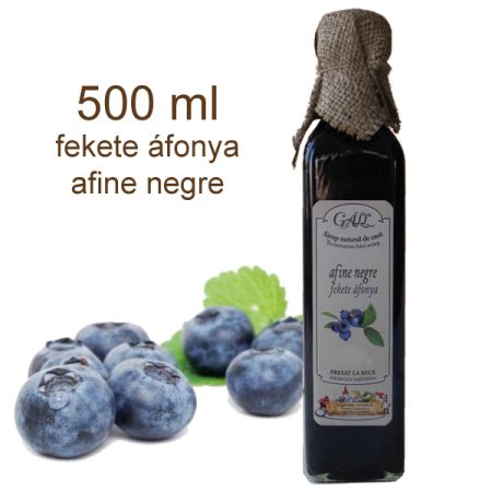 Gyergyói fekete áfonya szörp